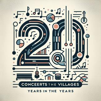 Un logo célébrant les 20 ans de musique