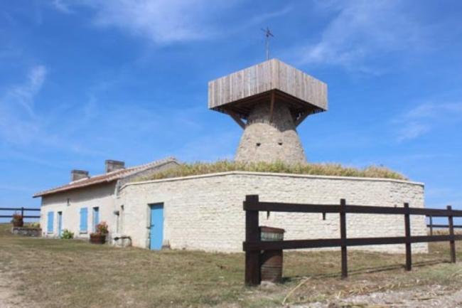 Une photo du moulin cavier de Chouppes.