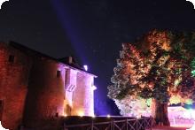 Château de chiré la nuit